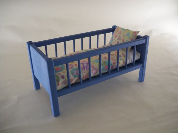 Wood Doll Cribdoll Bed American Doll Bed Doll Crib Girls Etsy