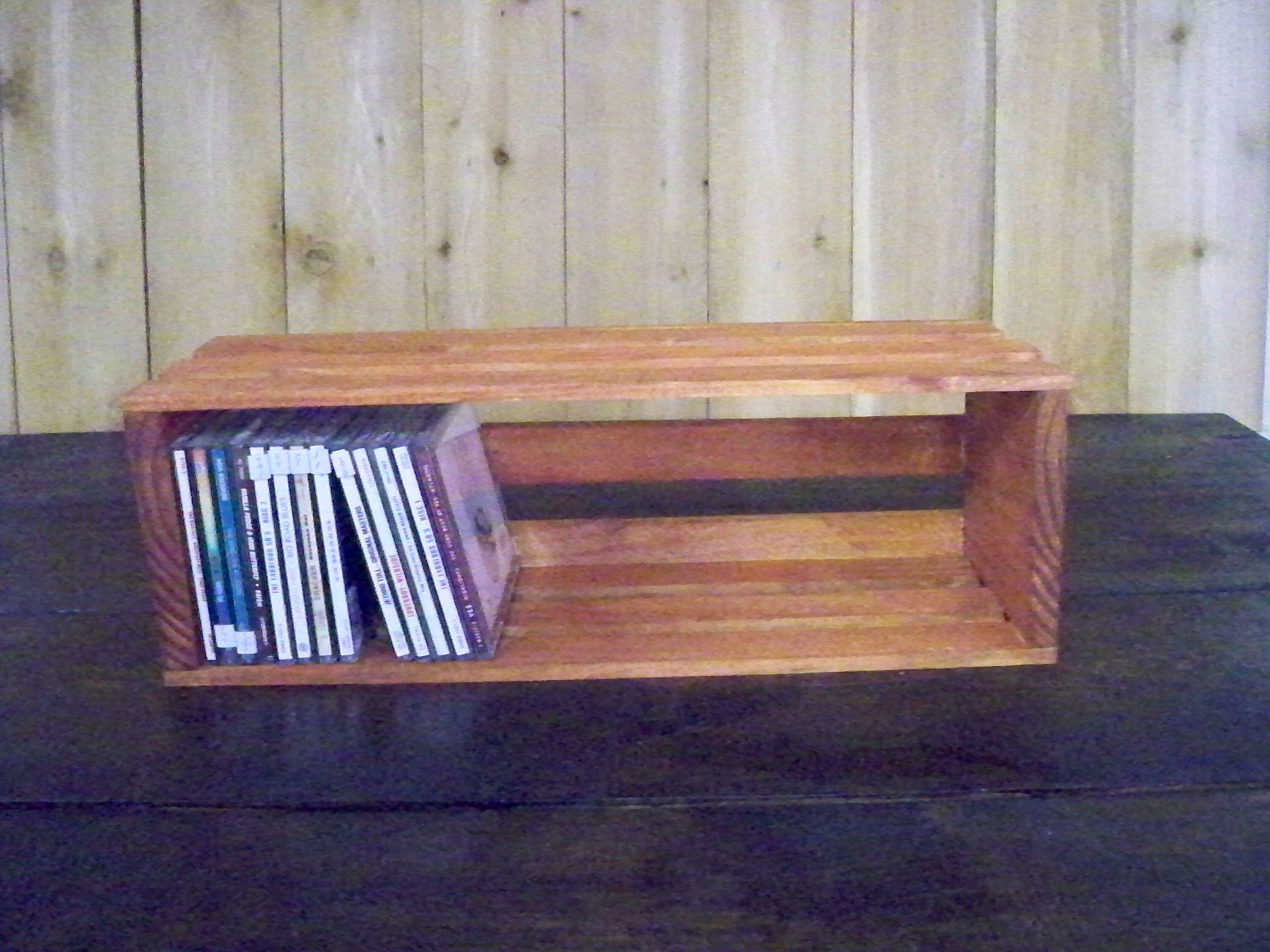 This Crate Holds 37 CDs CD Crate Shelving forCrate Shelf Etsy