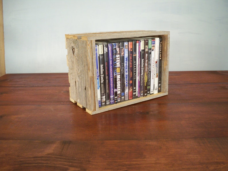 DVD Wood Crate DVD Box DVDs Shelfs Fruit Storage Crate Etsy