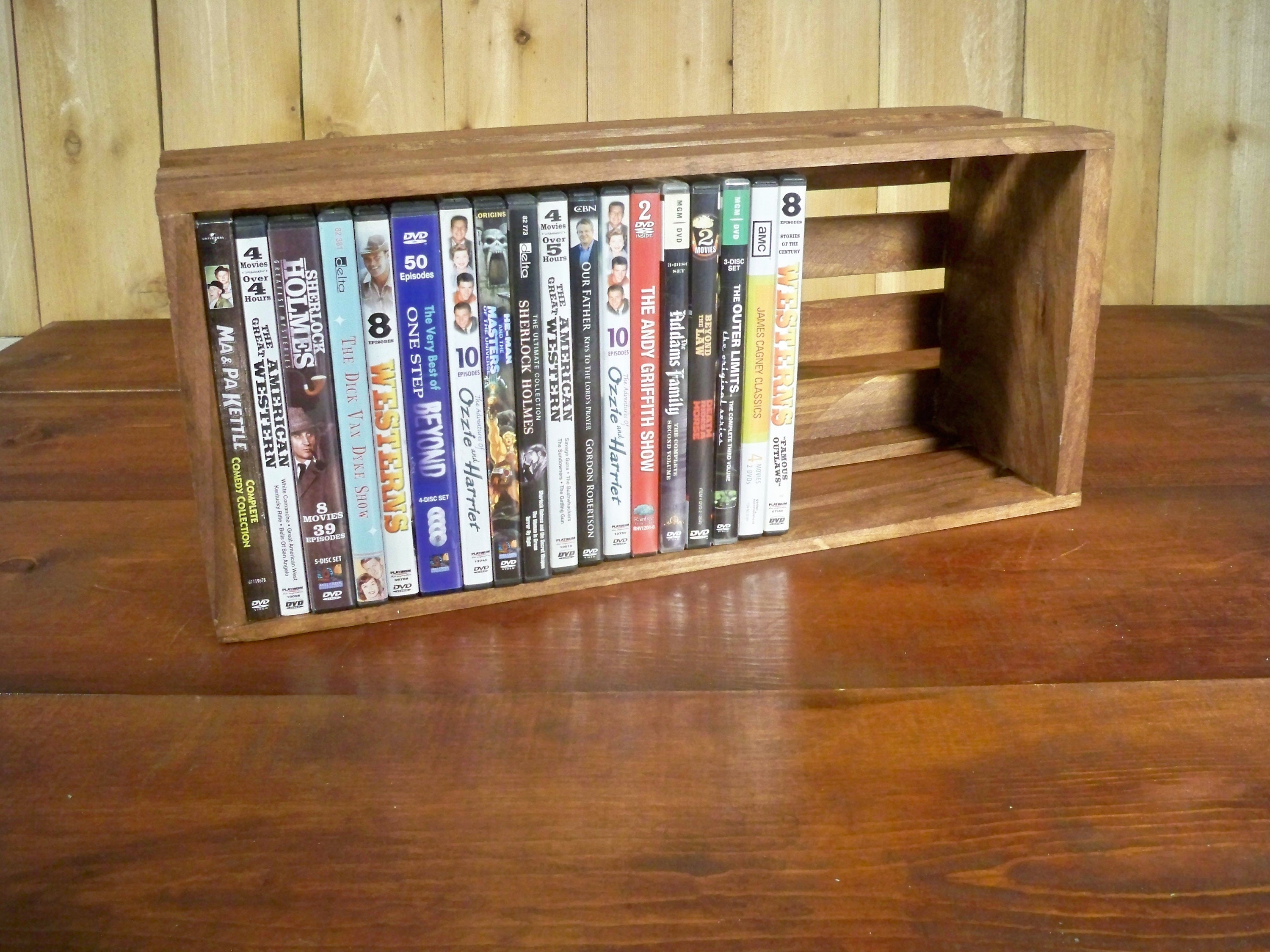 This Crate Holds 27 DVD's DVD Storage CrateWall Etsy