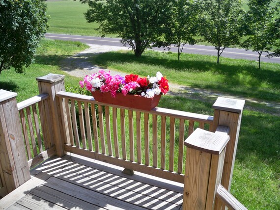 Rustic Window Flower Box Rustic Window Box Rustic Centerpiece Deck Flower Box Indoor And Outdoor Flower Box Country Centerpiece Gardening Plants Craft Supplies Tools Elite1 Pl