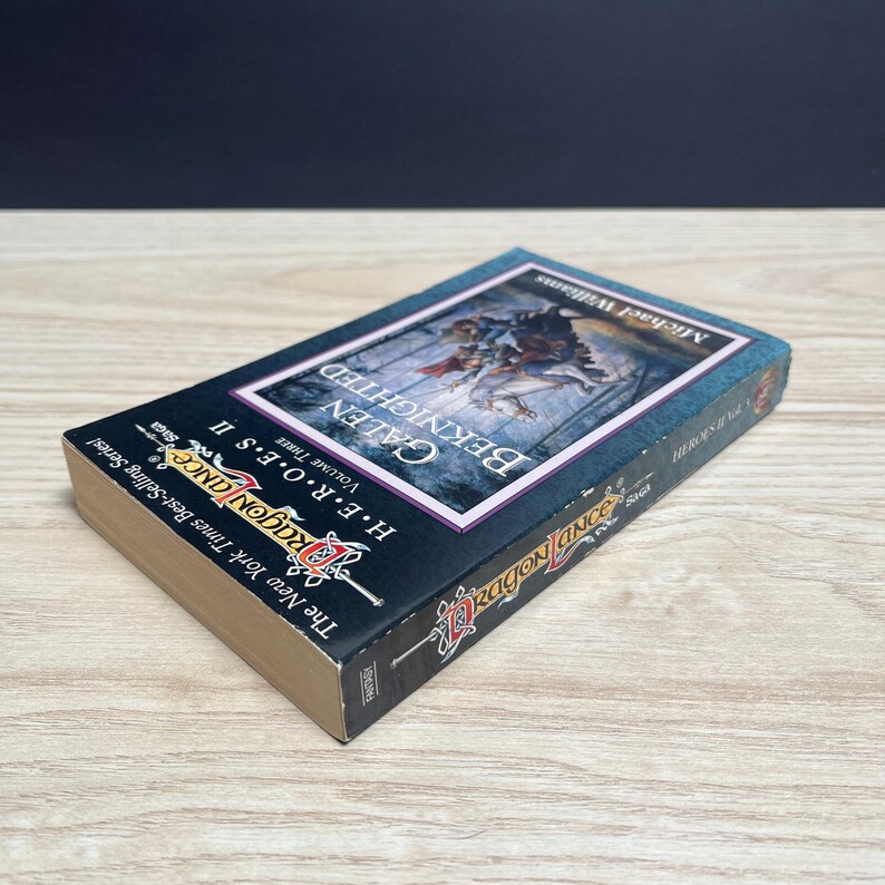 Dragonlance: Galen Beknighted by Michael Williams, Heroes II 3 - Vintage 1990 Paperback, First Printing image 3