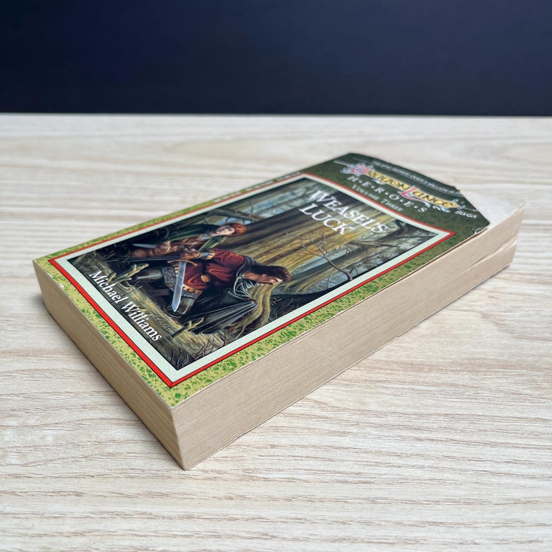 Dragonlance: Weasel's Luck av Michael Williams, Heroes 3 - Pocketbok från 1988 bild 4