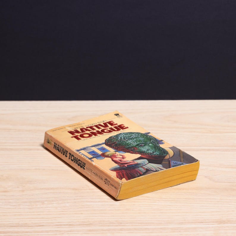 Native Tongue by Suzette Haden Elgin, Native Tongue 1 - Vintage 1984 Paperback, First Printing image 4