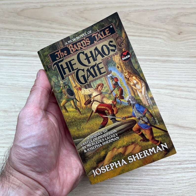 The Bard's Tale: The Chaos Gate by Josepha Sherman, Bard's Tale 4 - Vintage 1994 image 1