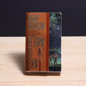 Return to Eden by Harry Harrison, West of Eden 3 - Vintage 1989, First Printing image 1