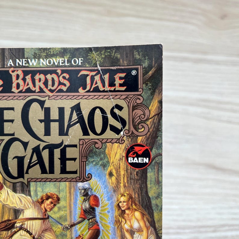 The Bard's Tale: The Chaos Gate by Josepha Sherman, Bard's Tale 4 - Vintage 1994 image 2