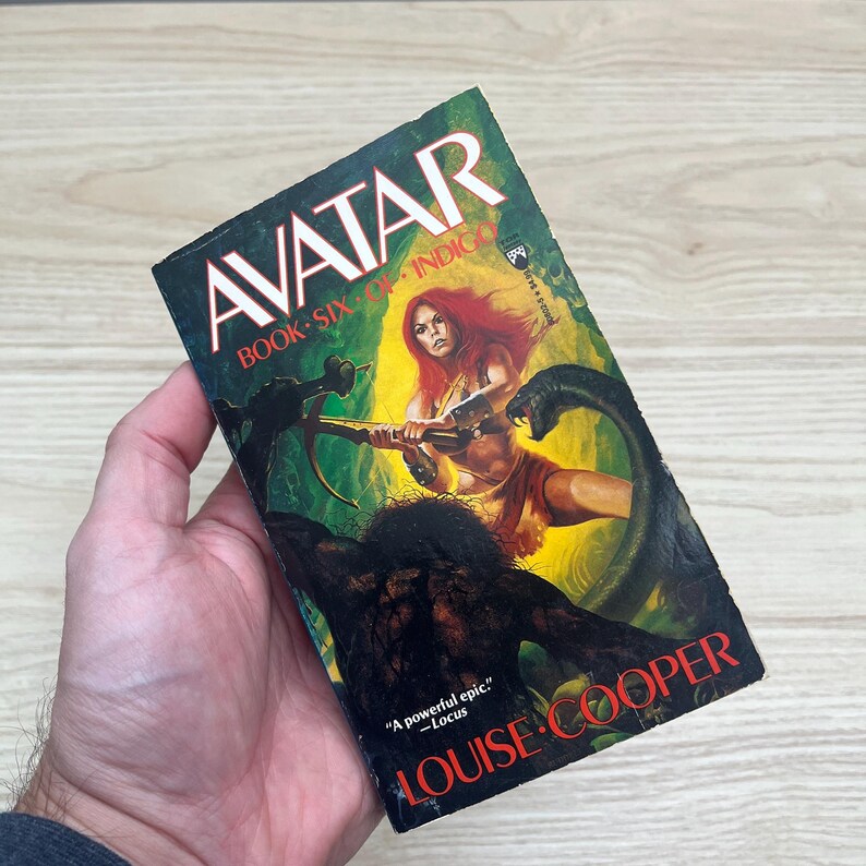 Indigo by Louise Cooper - Complete 2-Book Set, Revenant, Avatar - Vintage 1992 Paperbacks, First Printings image 9