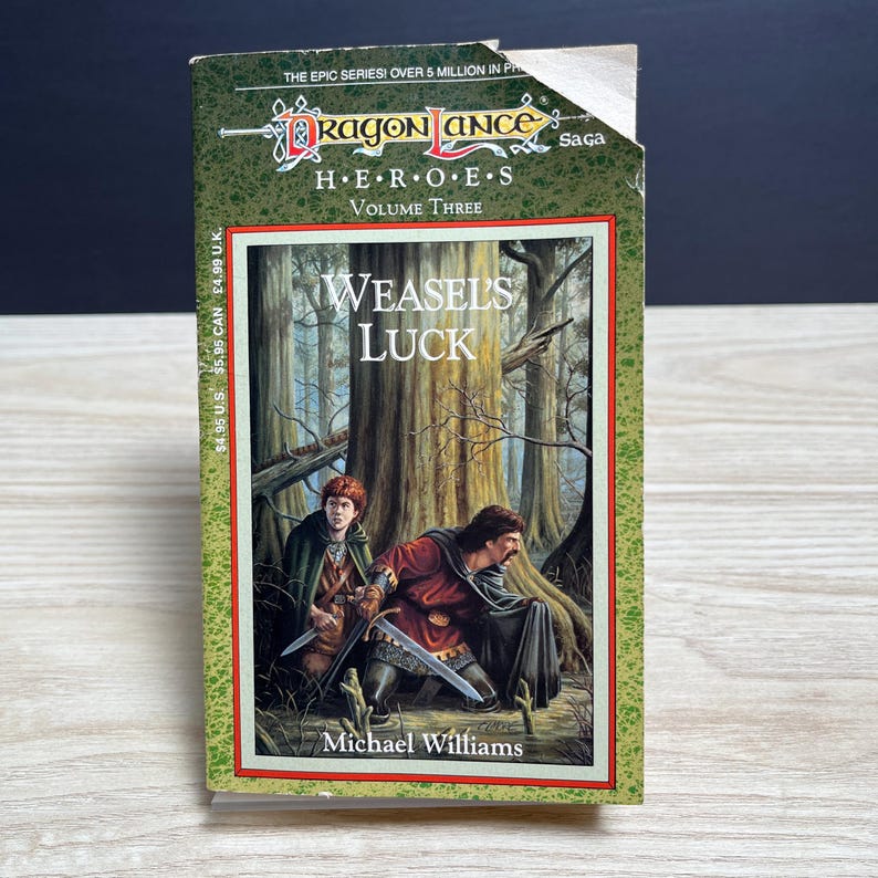 Dragonlance: Weasel's Luck av Michael Williams, Heroes 3 - Pocketbok från 1988 bild 1