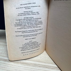 The Godmother's Web by Elizabeth Ann Scarborough, Godmother 3 - Vintage 1999 Paperback, First Printing image 5