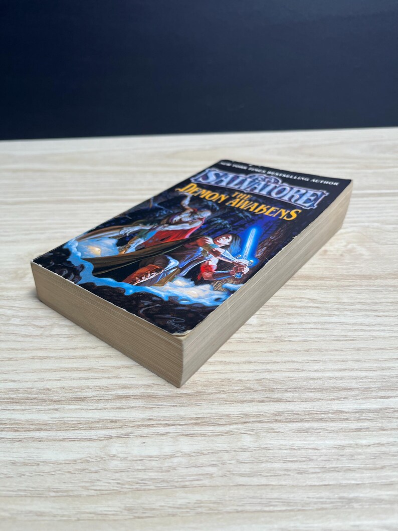 The Demon Awakens by R.A. Salvatore, DemonWars Saga 1 - Vintage 1998 Mass Market Paperback image 4