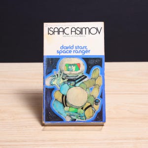 David Starr: Space Ranger door Isaac Asimov, Lucky Starr 1 - Vintage 1971, eerste druk afbeelding 1