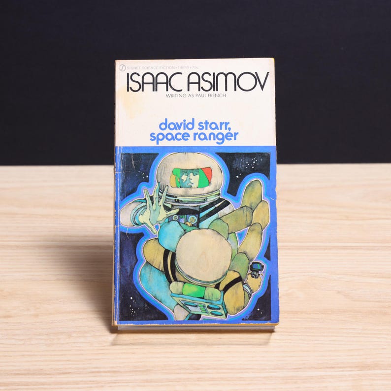 David Starr: Space Ranger door Isaac Asimov, Lucky Starr 1 - Vintage 1971, eerste druk afbeelding 1