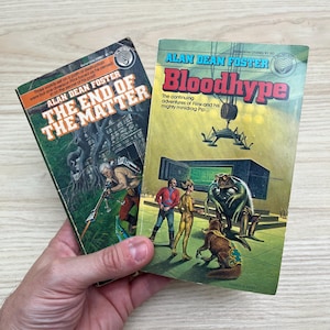Humanx Commonwealth Adventures of Flinx by Alan Dean Foster - Complete 2-Book Set - Vintage 1977 image 1