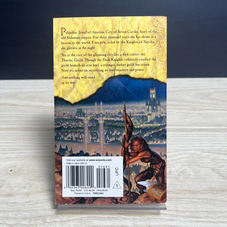 Dragonlance: The Thieves' Guild by Jeff Crook, Crossroads 2 - Vintage 2000 Mass Market Paperback image 2