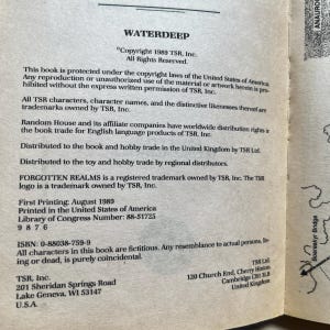 Forgotten Realms Avatar Series - Complete 5-Book Set - Vintage 1989 Mass Market Paperbacks image 6