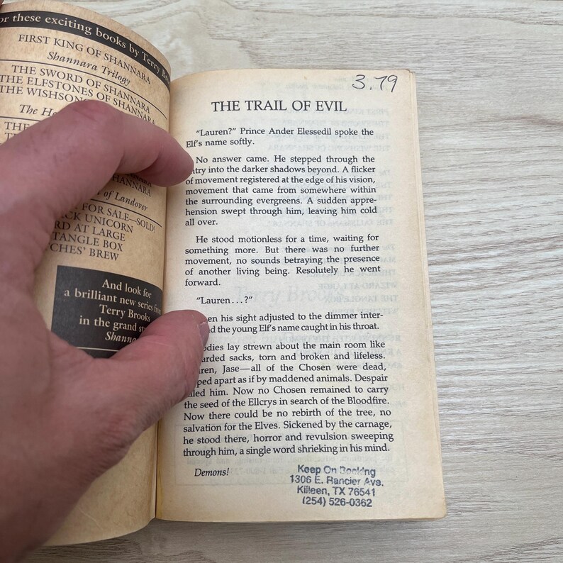 The Elfstones of Shannara by Terry Brooks, Original Shannara 2 - Vintage 1982 Paperback image 7