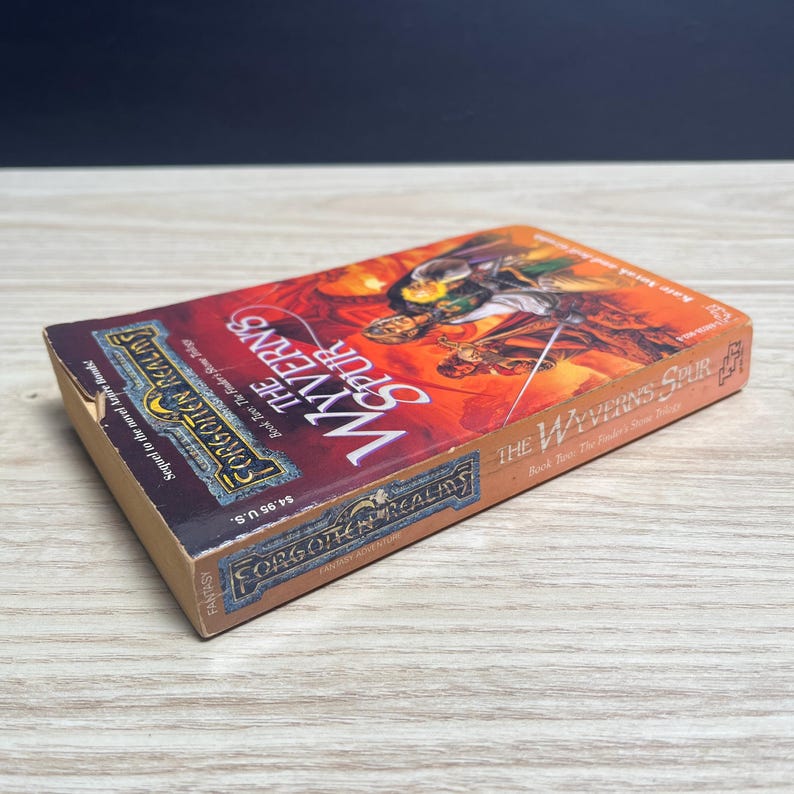 Forgotten Realms: The Wyvern's Spur by Kate Novak, Finder's Stone 2 - Vintage 1990 Paperback image 4