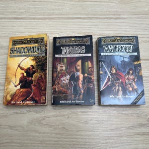 Forgotten Realms Avatar Trilogy by Richard Awlinson - Complete 3-Book Set - Vintage 1989 Paperbacks image 1