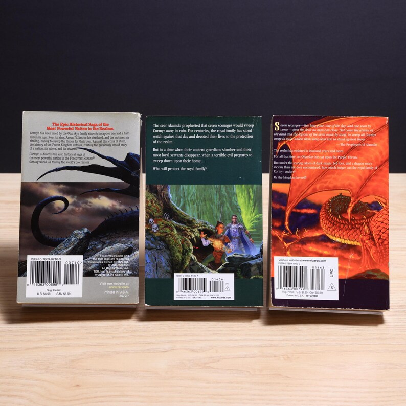 Forgotten Realms Cormyr Saga - Complete 3-Book Set - Vintage 1998 Mass Market Paperbacks image 2