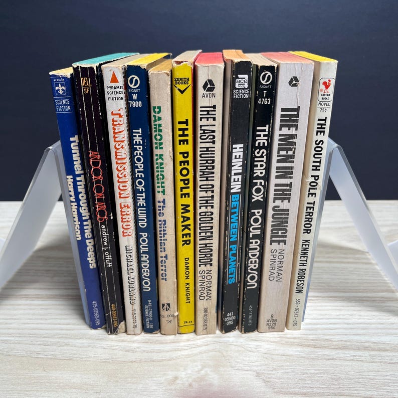 Lote de 11 libros de bolsillo de ciencia ficción de los años 50 a los 70: Heinlein, Poul Anderson, Spinrad imagen 3