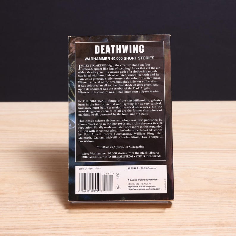 Warhammer 40k: Deathwing by Neil Jones - Vintage 2002 Mass Market Paperback, First Printing image 2