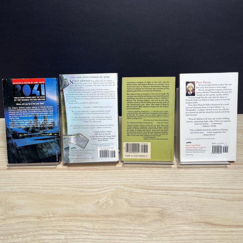 Jane Yolen Taschenbuch, Konvolut von 4 Bänden der Pit Dragon Chronicles Wizard's Hall (Vintage) Bild 2