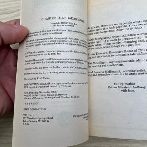 Forgotten Realms Harpers - Complete 16-Book Set - Vintage 1991 Mass Market Paperbacks, First Printings image 19