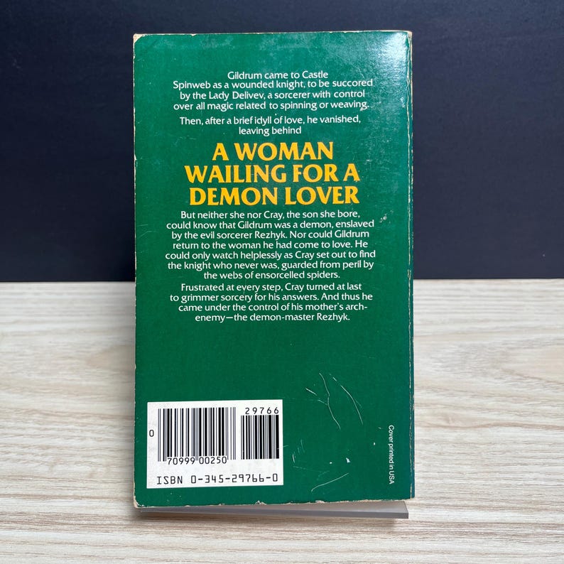 Sorcerer's Son by Phyllis Eisenstein, Book of Elementals 1 - Vintage 1979 Mass Market Paperback image 2
