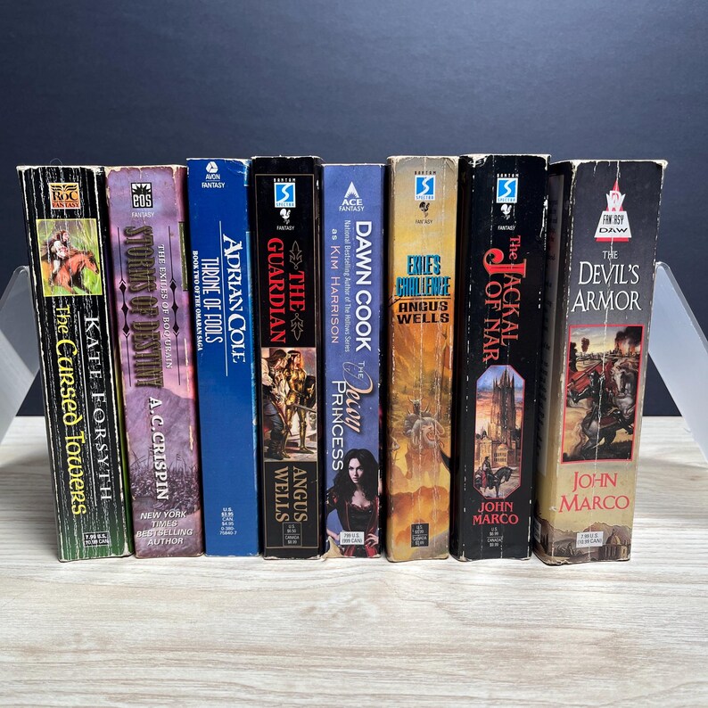 Epic Fantasy Paperback Lot of 8 Angus Wells John Marco Crispin Forsyth 1990s image 3