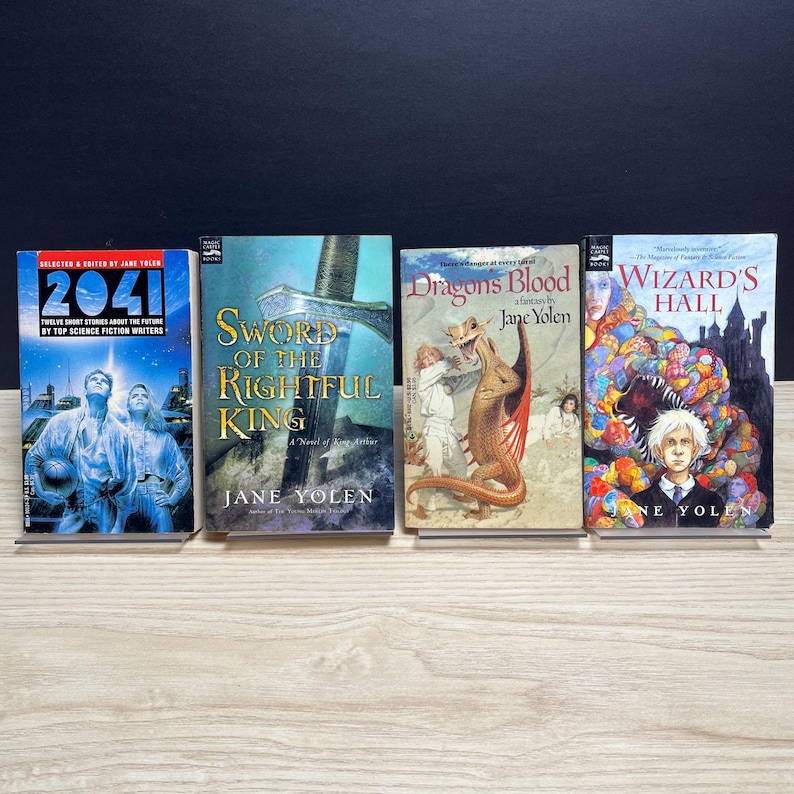 Jane Yolen Taschenbuch, Konvolut von 4 Bänden der Pit Dragon Chronicles Wizard's Hall (Vintage) Bild 1