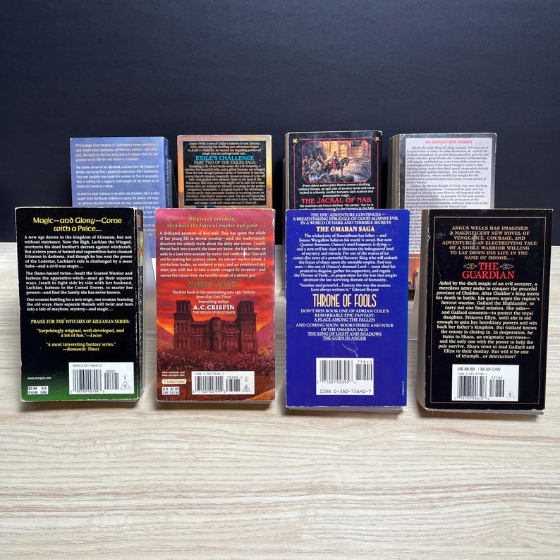 Epic Fantasy Paperback Lot of 8 Angus Wells John Marco Crispin Forsyth 1990s image 2