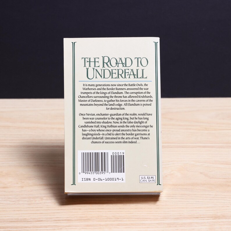 The Road to Underfall by Mike Jefferies, Loremasters of Elundium 1 - Vintage 1990 Paperback image 2