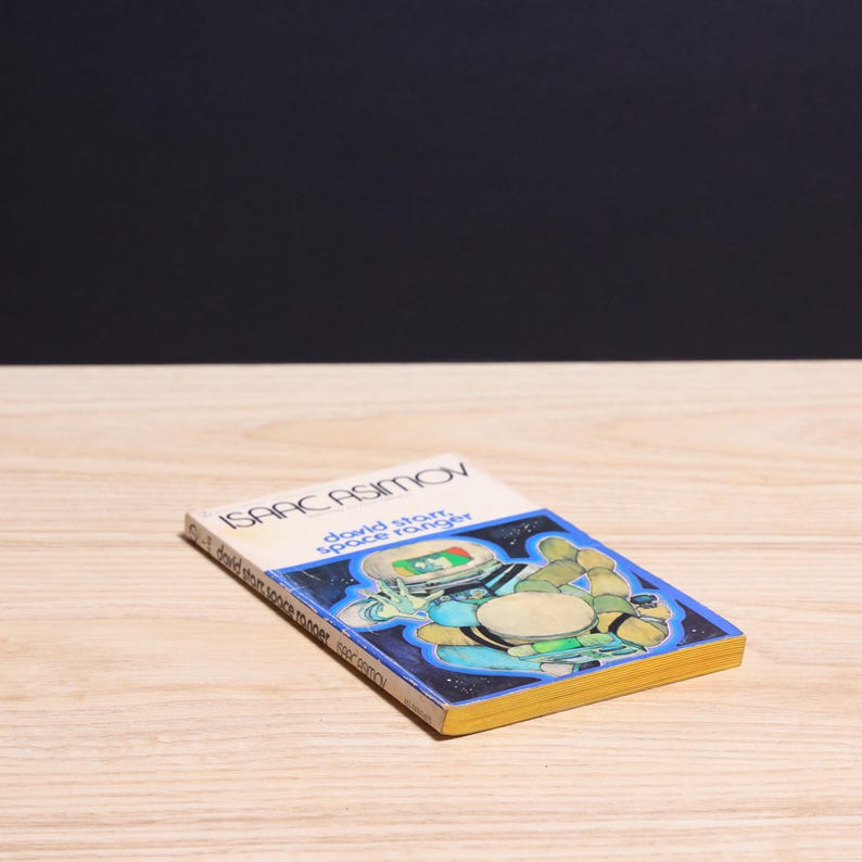 David Starr: Space Ranger door Isaac Asimov, Lucky Starr 1 - Vintage 1971, eerste druk afbeelding 3