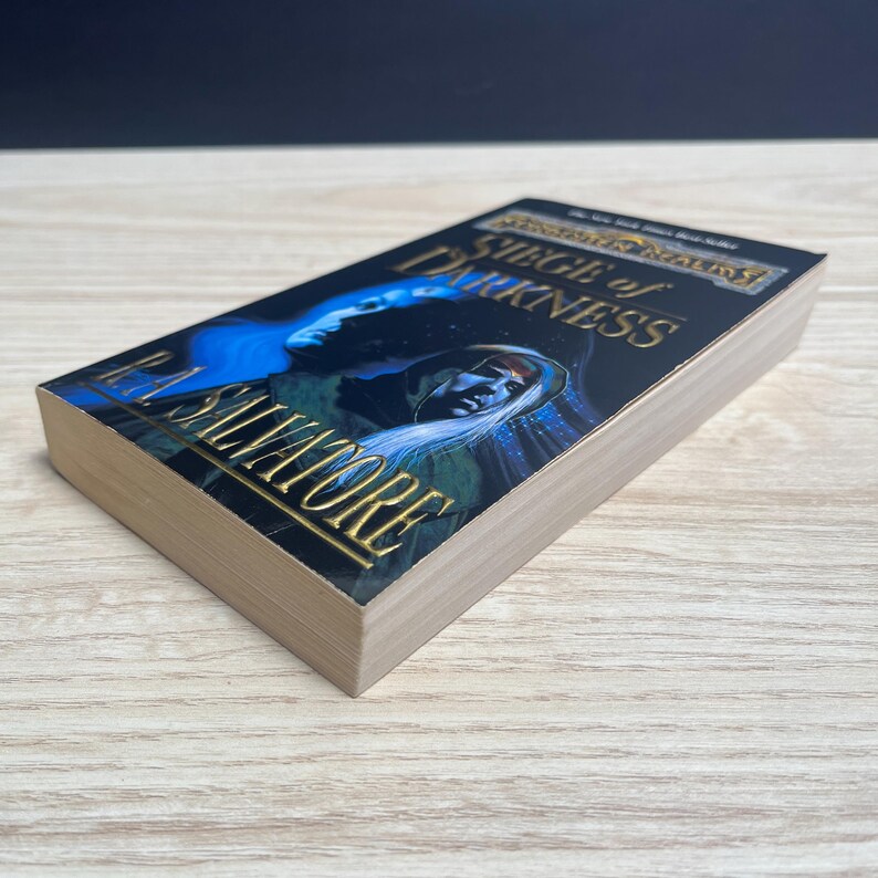 Forgotten Realms: Siege of Darkness by R.A. Salvatore - Vintage 1995 Mass Market Paperback image 5