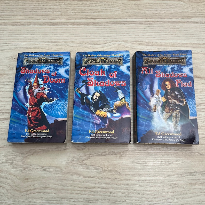 Forgotten Realms Shadow of the Avatar Trilogy by Ed Greenwood - Complete 3-Book Set - Paperbacks image 1