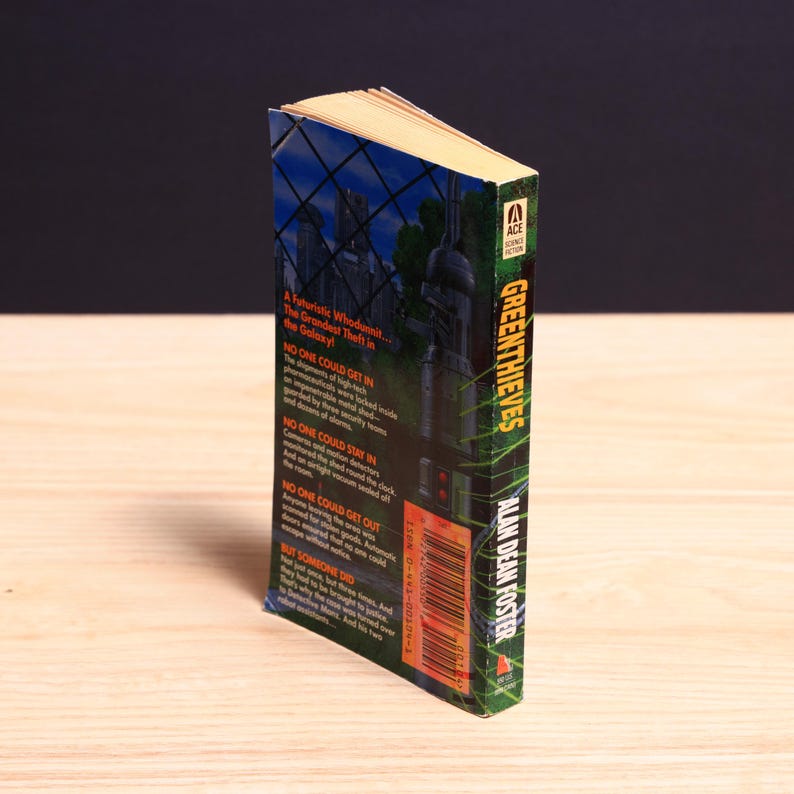 Greenthieves by Alan Dean Foster - Vintage 1994 Paperback, First Printing image 3