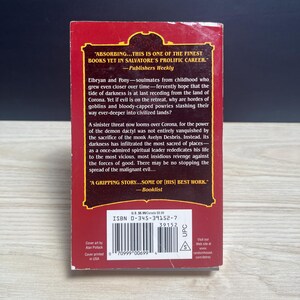 The Demon Spirit by R.A. Salvatore, DemonWars 2 - Vintage 1999 Paperback, First Printing image 2