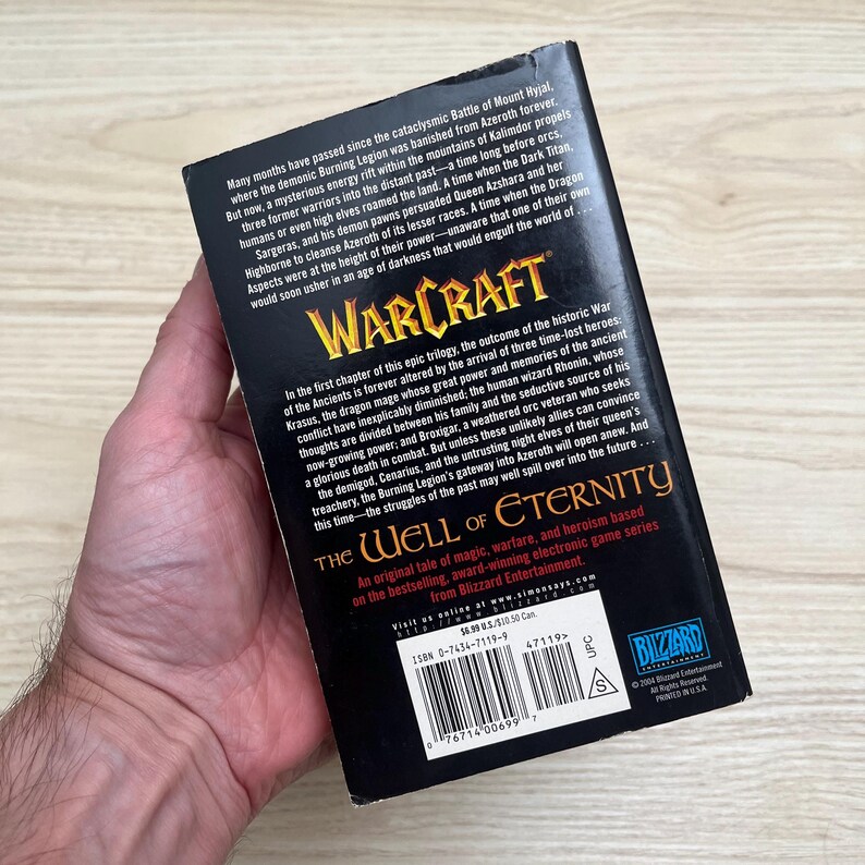 Warcraft: The Well of Eternity by Richard A. Knaak - Vintage 2004 Paperback image 2