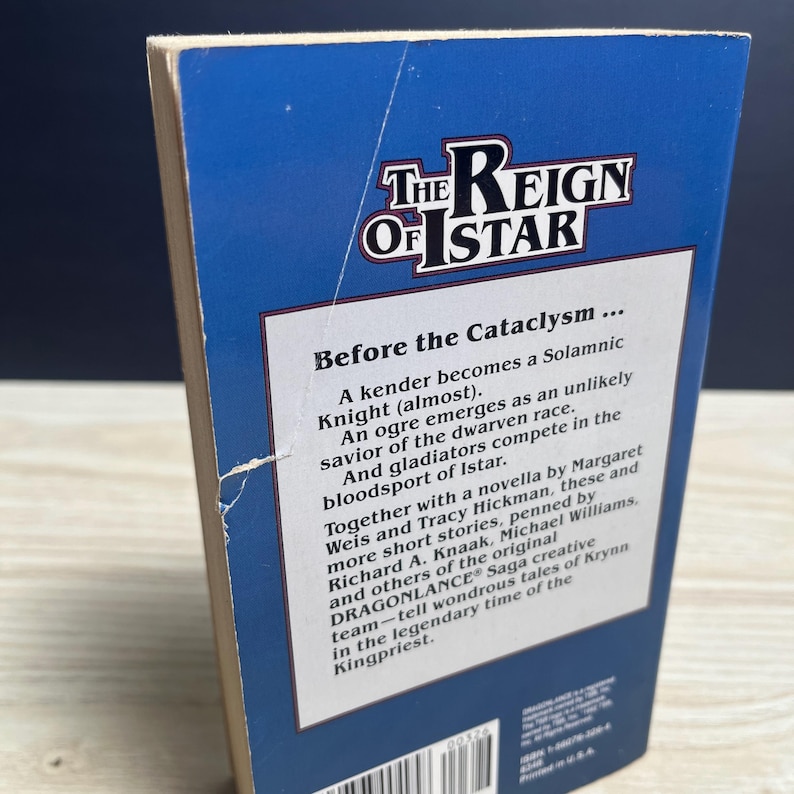 Dragonlance: The Reign of Istar by Margaret Weis, Tales II 1 - Vintage 1992 Paperback image 4