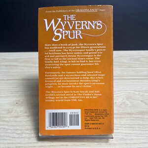 Forgotten Realms: The Wyvern's Spur by Kate Novak, Finder's Stone 2 - Vintage 1990 Paperback image 2
