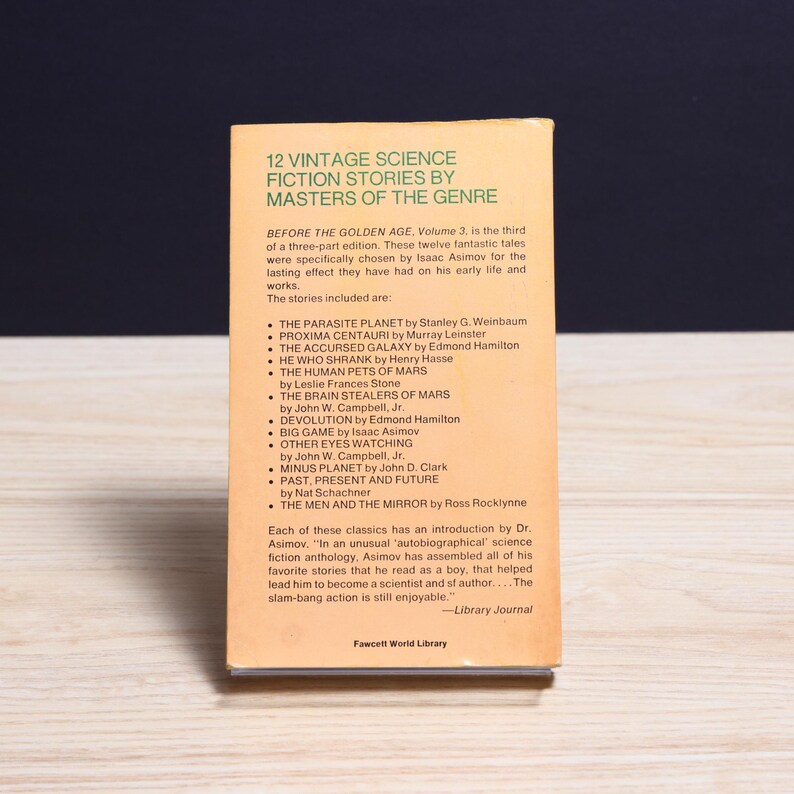 Before the Golden Age, Book 3 by Isaac Asimov - Vintage 1975 Paperback, First Printing image 2