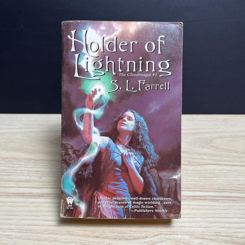 Holder of Lightning by S.L. Farrell, Cloudmages 1 - Vintage 2003 Paperback image 1