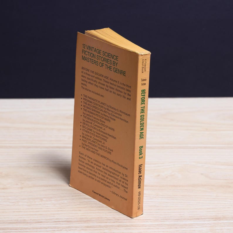 Before the Golden Age, Book 3 by Isaac Asimov - Vintage 1975 Paperback, First Printing image 3