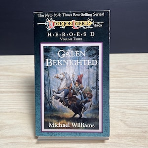 Dragonlance: Galen Beknighted by Michael Williams, Heroes II 3 - Vintage 1990 Paperback, First Printing image 1