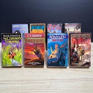 Epic Fantasy Paperback Lot of 8 Angus Wells John Marco Crispin Forsyth 1990s image 1