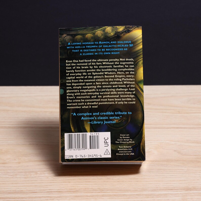 Crisis psicohistórica de Donald Kingsbury - Edición de bolsillo de 2002, primera impresión imagen 2