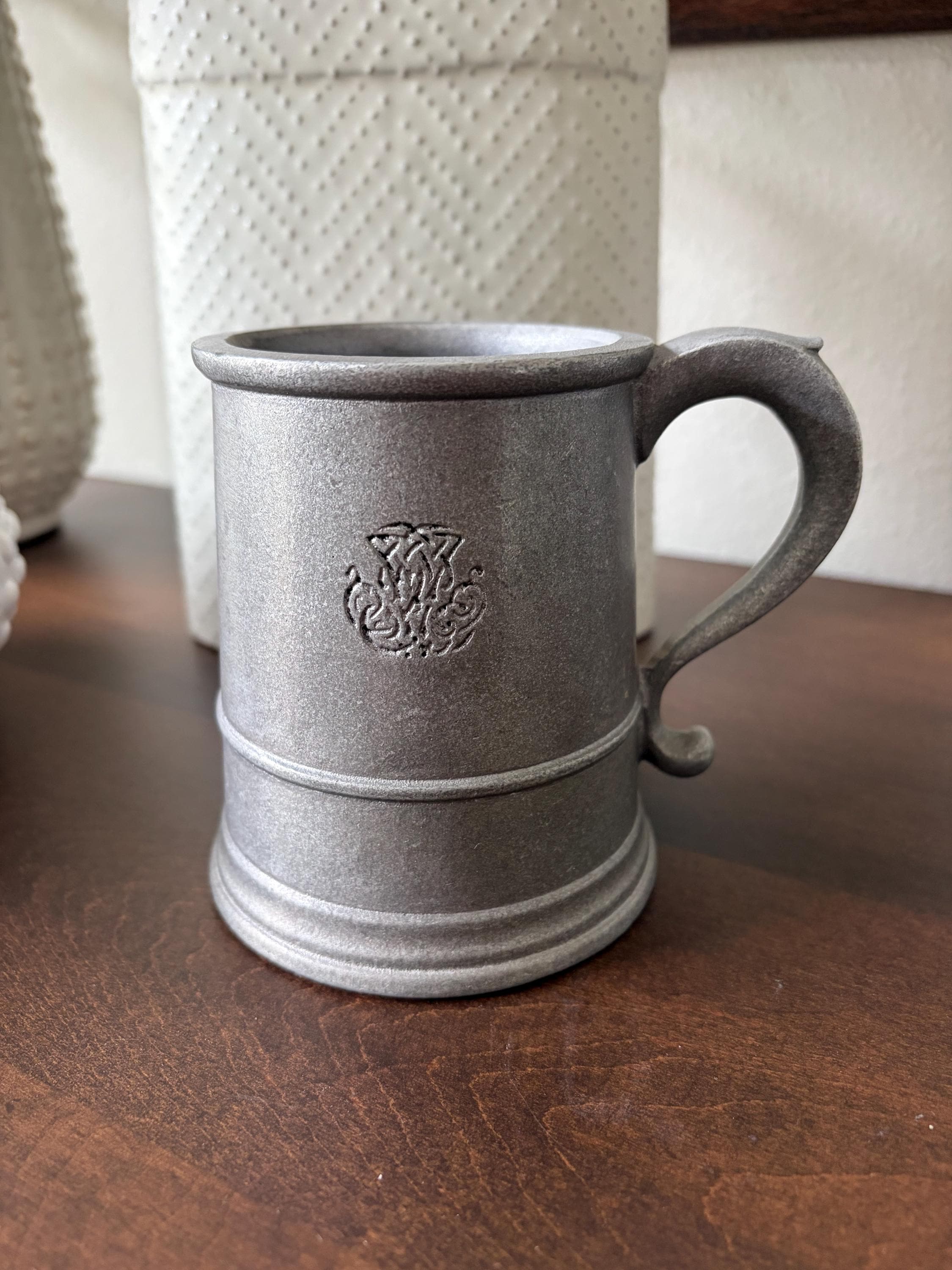 Vintage Pewter Mug - Etsy