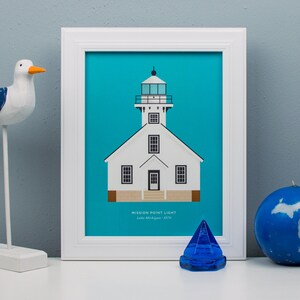 Mission Point Lighthouse Print