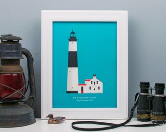 Big Sable Point Lighthouse Print